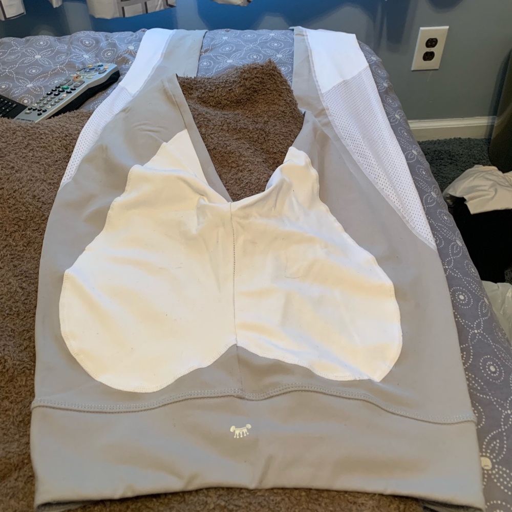 Bombshell Sportswear Grey and White Leggings